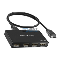 SPLITTER 4 PUERTOS HDMI 1IN + 4OUT
