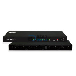 SPLITTER ARGOMTECH ARG-AV-5118 8-OUTPUTS HDMI 4K HD