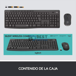 TECLADO LOGITECH 920-009792 MK295 COMBO WIR GRAFITO