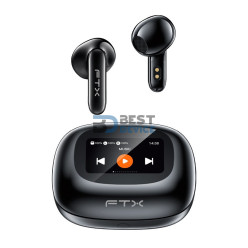 AURICULAR FTX E97L-BK BT/MIC/TOUCH/IPX6/NEGRO C/PANTALLA LED 124702