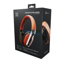 AURICULAR KLIP XTREME HEADSET KWH-750CO STYLE MIC/BT/1 JACK/3.5MM/CORAL