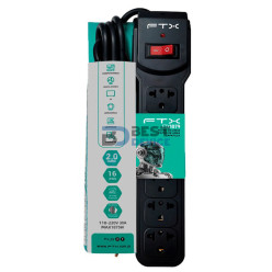 FILTRO DE LINEA FTX 6 TOMAS FTX1079 NEMA EUR 110/220V