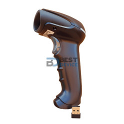 LECTOR DE CODIGOS DE BARRA FTX LC113SH5 1D LASER S/BASE WIR BT/MANUAL/NEGRO