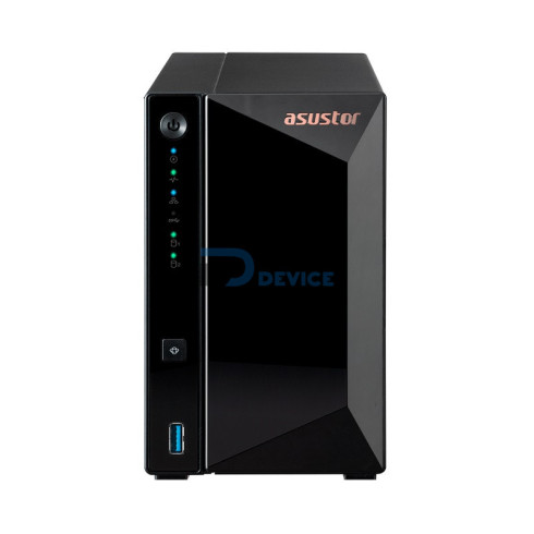 NAS ASUSTOR AS3302T V2 QC 1.7/2BAY/2G/1-GBLAN/3USB3.2