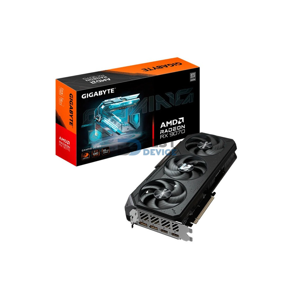TARJETA GRÁFICA GIGABYTE RX9070 GAMING 16G OC DDR6 GV-R9070GAMING OC-16GD