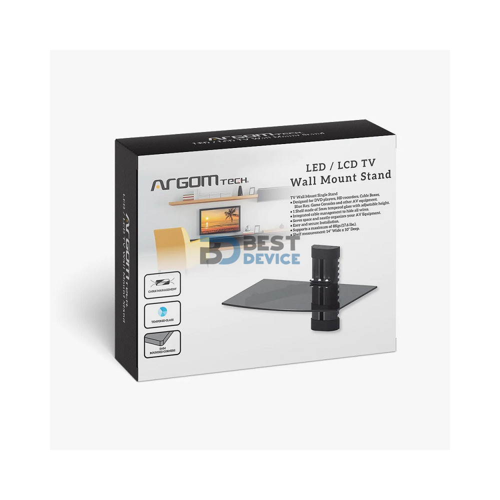 BASE DE PARED ARGOMTECH ARG-BR-8221 ESTANTE SIMPLE