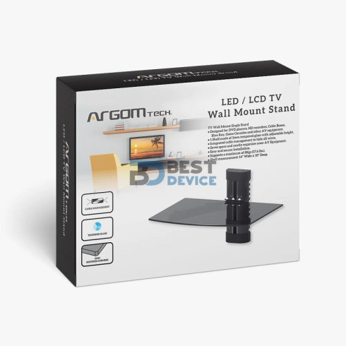 BASE DE PARED ARGOMTECH ARG-BR-8221 ESTANTE SIMPLE