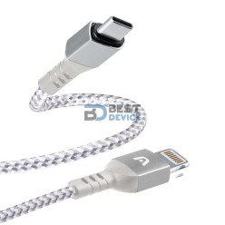 CABLE ARGOMTECH ARG-CB-0024WT LIGHTNING TYPE C 18W 1.8M
