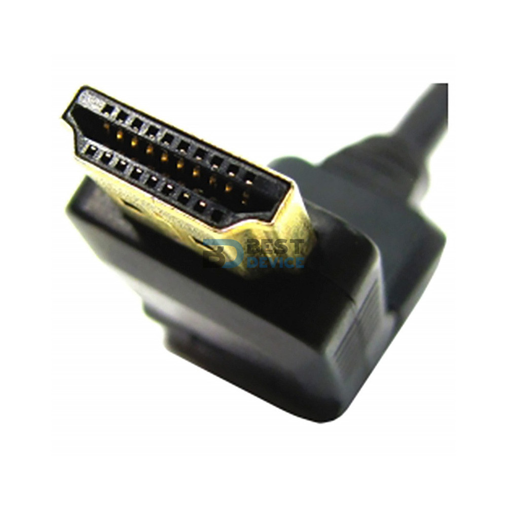CABLE ARGOMTECH ARG-CB-1910 HDMI A HDMI 180º 1.8M DORADO