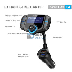 CARGADOR PARA AUTO ARGOMTECH ARG-AC-0348BK 2P USB