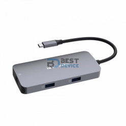 HUB MULTIPUERTO VERBATIM CMH-05 5 PUERTOS USB-C PRO 32150