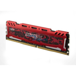 MEMORIA RAM CRUCIAL DDR4 4GB 2400 MHZ BALLISTIX GAMING ROJO