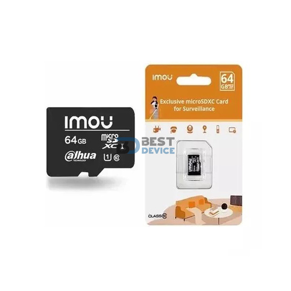 MEMORIA IMOU MICRO SD 64GB (ST2-64-S1)