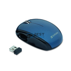 MOUSE VERBATIM INALAMBRICO 97265 MERCURY BLUE