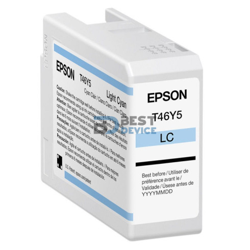 TINTA EPSON T46Y500 ULTRACHROME PRO 10 LIGHT CYAN 50 ML