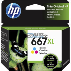 TINTA HP 3YM80AL 667XL COLOR (2375/2775)