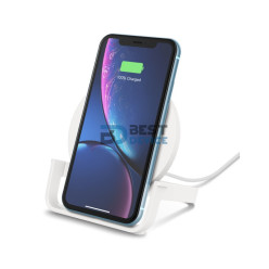 CARGADOR BELKIN STAND PAD 10W WIB001TTWH