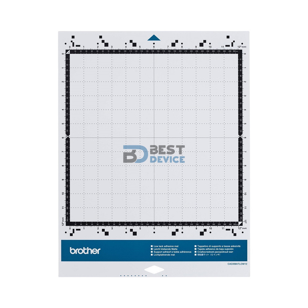 TAPETE BROTHER CADXMATLOW12 12X12 BAJA ADHERENCIA TAPETE BROTHER CADXMATLOW12 12X12 BAJA ADHERENCIA