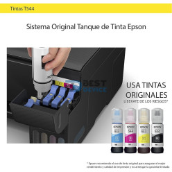 TINTA EPSON T544520-4P PACK NEG/CY/MAG/AMARILLO L3110