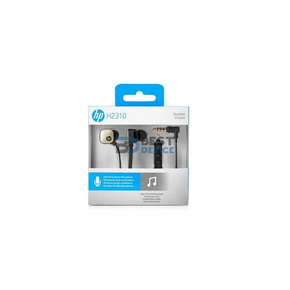 AURICULAR HP H2310 1XF62AA ABL NEGRO AURICULAR HP H2310 1XF62AA ABL NEGRO