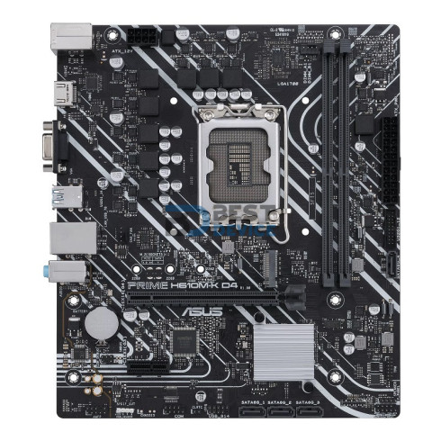 PLACA MADRE ASUS LGA1700 H610M-K D4 S/V/R/HDMI/M.2 12VA