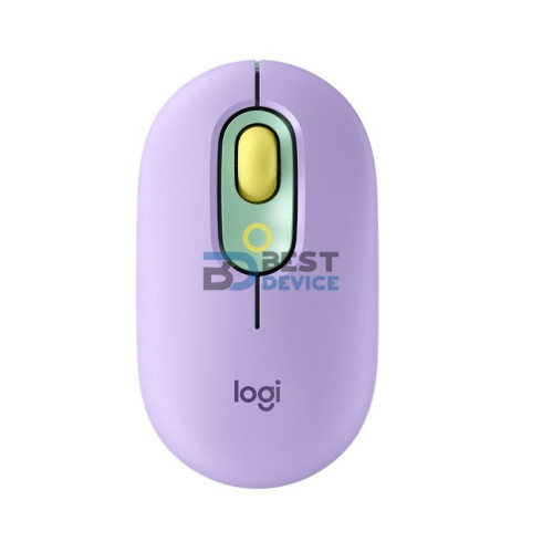 MOUSE LOGITECH 910-006550 POP WIR LILA/VERDE