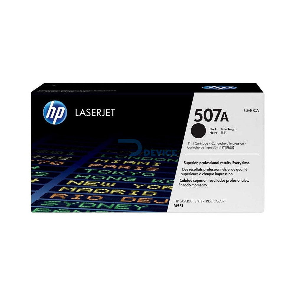 TONER HP CE400A 507A NEGRO TONER HP CE400A 507A NEGRO