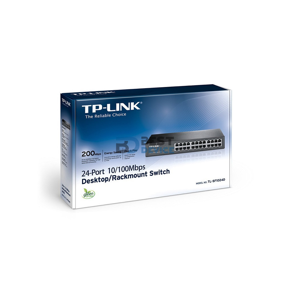 SWITCH TP-LINK 24 LAN TL-SF1024D SWITCH TP-LINK 24 LAN TL-SF1024D