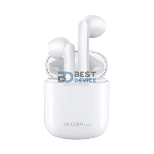 AURICULAR ARGOMTECH ARG-HS-5080WT BLANCO CON ACCESORIORIOS