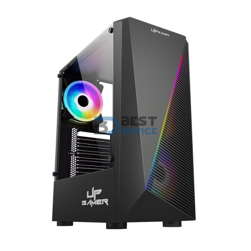 GABINETE UP GAMER CRONOS RGB ACRILICO ATX BLACK