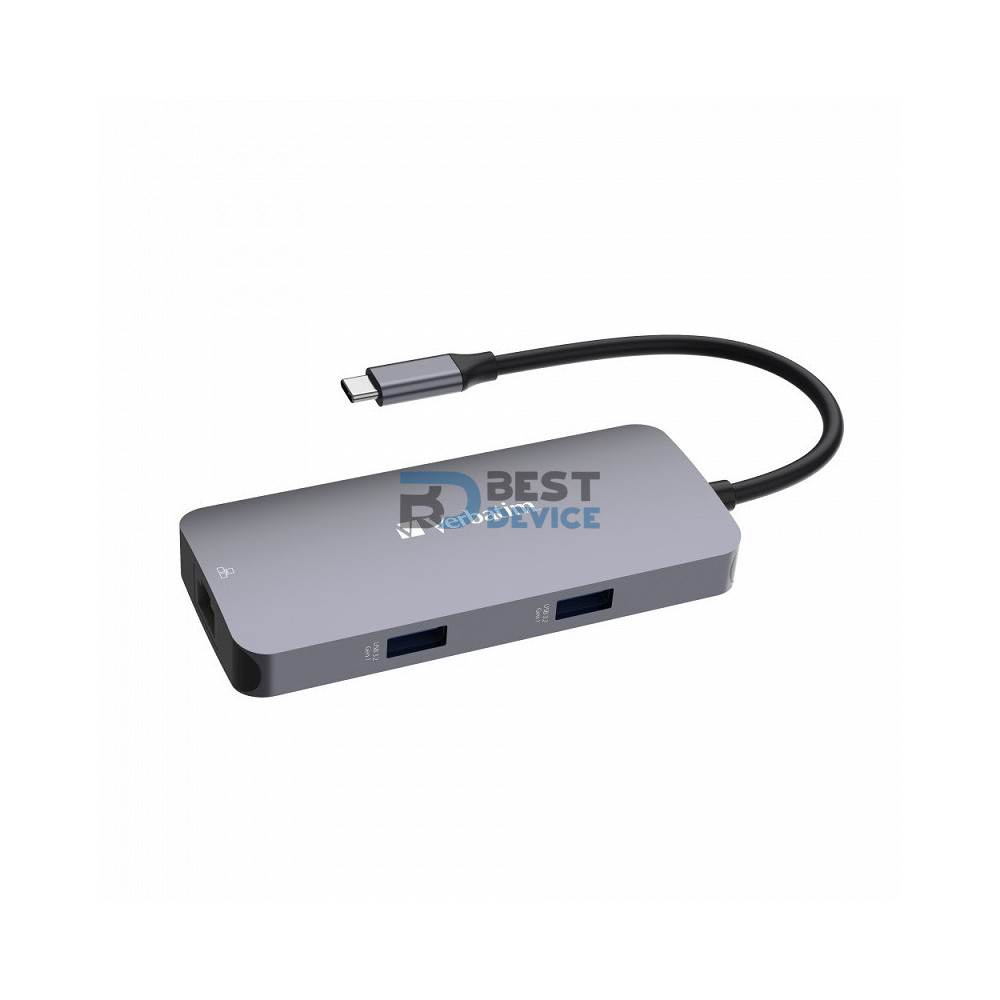 HUB MULTIPUERTO VERBATIM CMH-05 5 PUERTOS USB-C PRO 32150 HUB MULTIPUERTO VERBATIM CMH-05 5 PUERTOS USB-C PRO 32150
