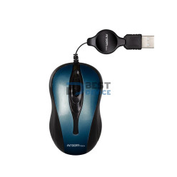 MOUSE ARGOMTECH ARG-MS-0008BL RETRACTIL AZUL