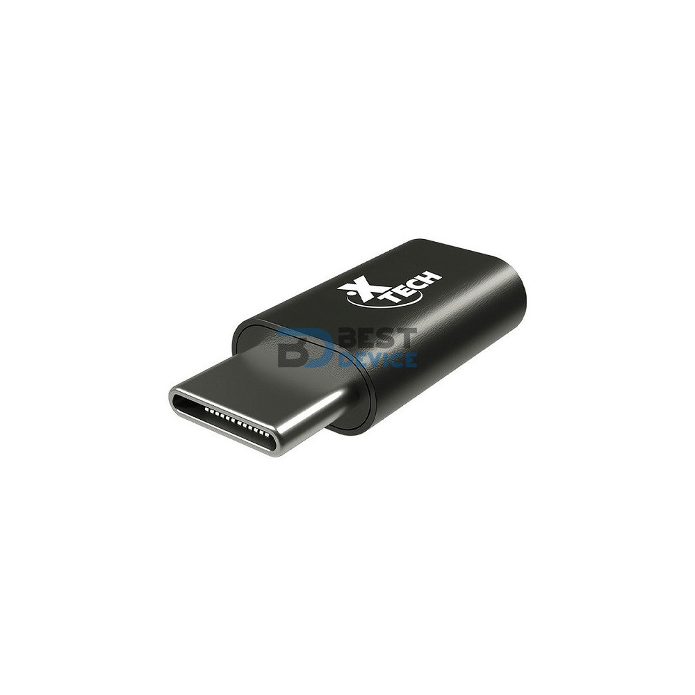 ADAPTADOR XTECH USB C(M)- MICRO USB 2.0(H) XTC-526 480MBPS NEGRO ADAPTADOR XTECH USB C(M)- MICRO USB 2.0(H) XTC-526 480MBPS NEGRO
