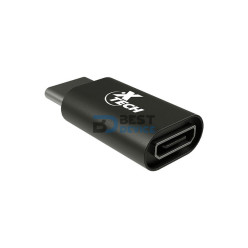 ADAPTADOR XTECH USB C(M)- MICRO USB 2.0(H) XTC-526 480MBPS NEGRO