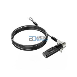 CABLE DE SEGURIDAD KLIP XTREME KSD-360 2M BOLT C COMB