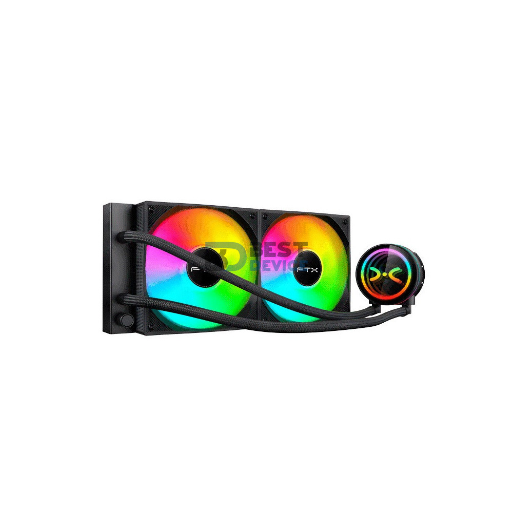 COOLER PARA CPU FTX FTXWC-B240 240MM RGB/WATER 115X 1200 1700 AM4 AM5 COOLER PARA CPU FTX FTXWC-B240 240MM RGB/WATER 115X 1200 1700 AM4 AM5