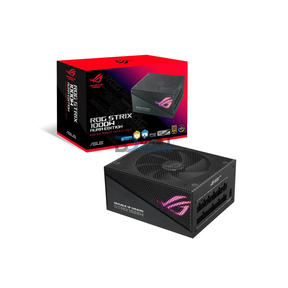 FUENTE ASUS 1000W 80PLUS GOLD FULL MODULAR ROG-STRIX-1000G-AURA-GAMING FUENTE ASUS 1000W 80PLUS GOLD FULL MODULAR ROG-STRIX-1000G-AURA-GAMING