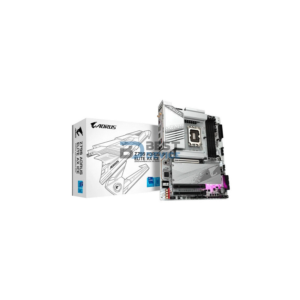 PLACA MADRE AORUS 1700 Z790 ELITE AX ICE DDR5 GIGABYTE S/R/HDMI/DP/4M2/WIFI/USB PLACA MADRE AORUS 1700 Z790 ELITE AX ICE DDR5 GIGABYTE S/R/HDMI/DP/4M2/WIFI/USB