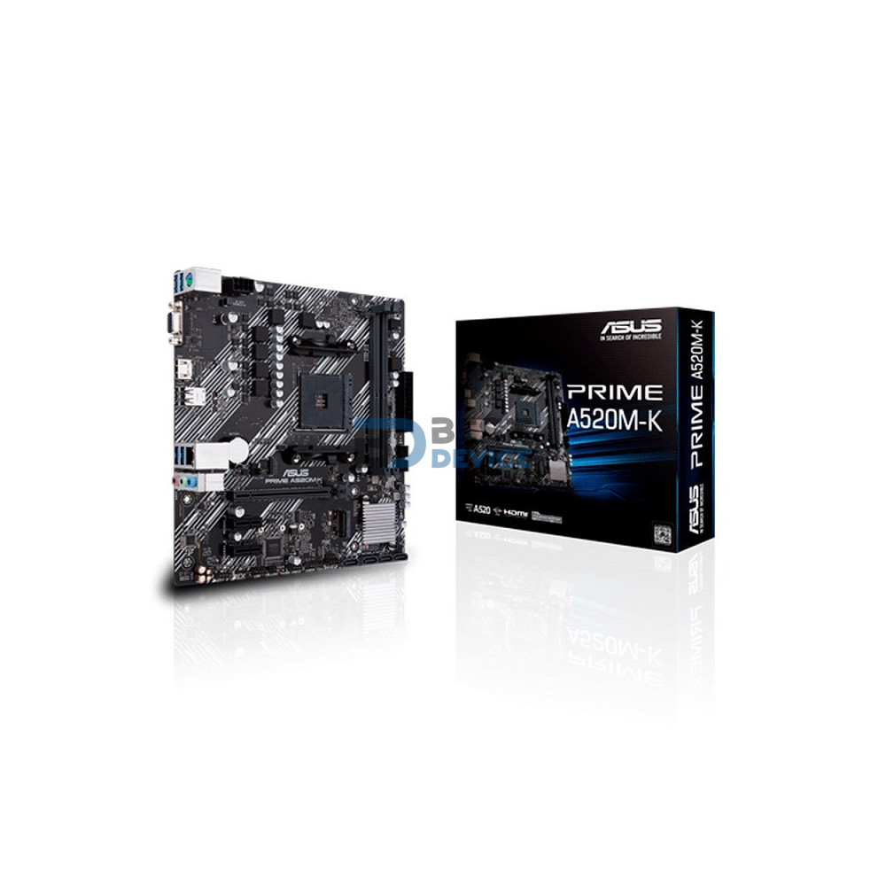 PLACA MADRE ASUS AM4 A520M-K PRIME V/S/R/HDMI/M2/DDR4/MATX PLACA MADRE ASUS AM4 A520M-K PRIME V/S/R/HDMI/M2/DDR4/MATX