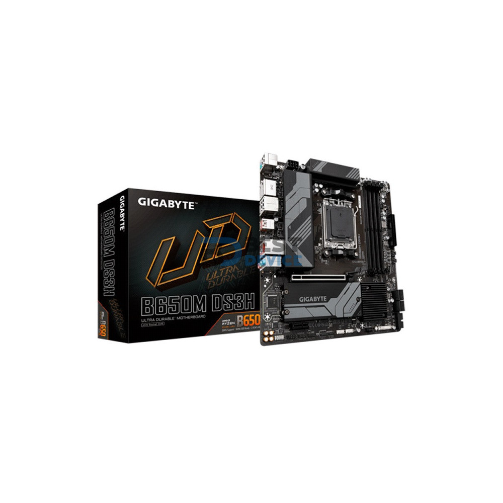 PLACA MADRE GIGABYTE AM5 B650M DS3H DDR5 S/R/HDMI/2DP/2M2/USB3.2/MATX PLACA MADRE GIGABYTE AM5 B650M DS3H DDR5 S/R/HDMI/2DP/2M2/USB3.2/MATX