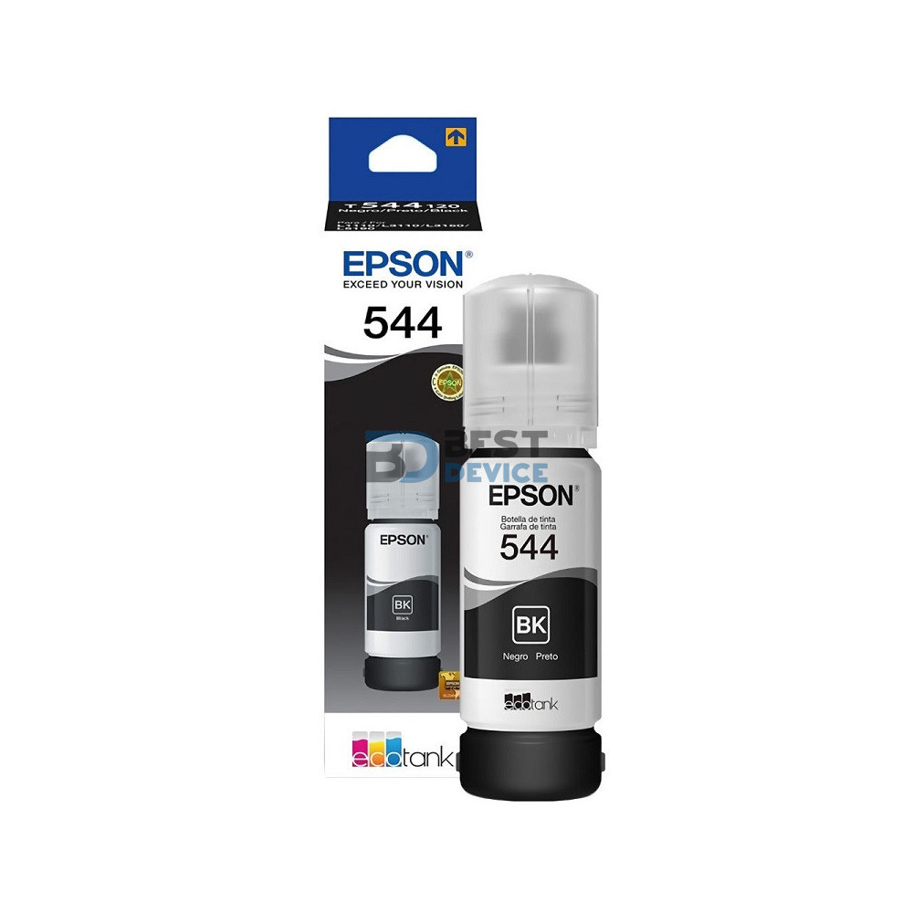 TINTA EPSON T544 120 NEGRO L3X10/L3XX0/L5X90/L1250 T544120-AL 65ML TINTA EPSON T544 120 NEGRO L3X10/L3XX0/L5X90/L1250 T544120-AL 65ML