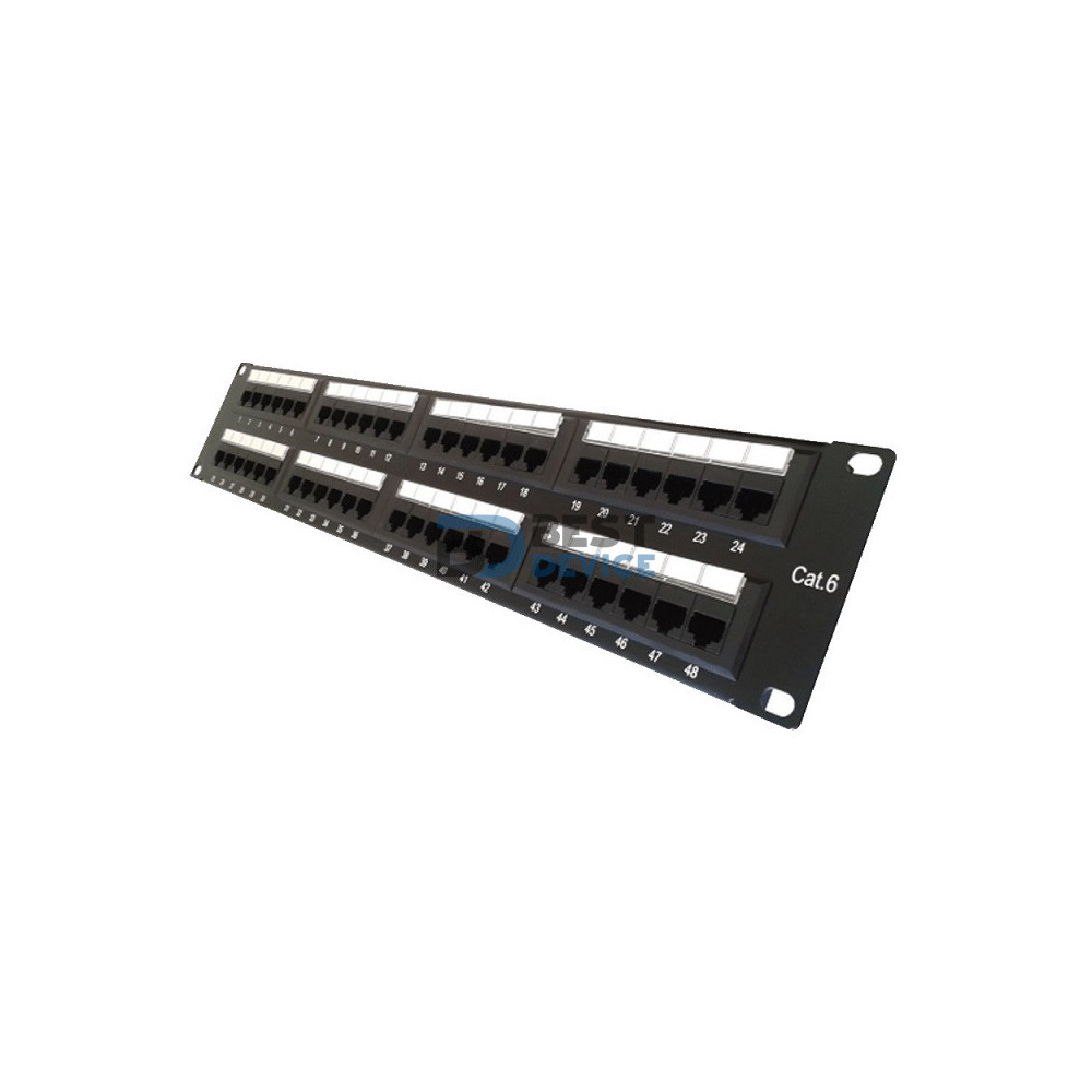 AMP PATCH PANEL DE CONEXION (1375015-2) 48 PUERTOS CAT.6 AMP PATCH PANEL DE CONEXION (1375015-2) 48 PUERTOS CAT.6