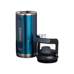 BOTELLA TÉRMICA IGLOO 1L CHUG AZUL MODERNO CON MANIJA 71091