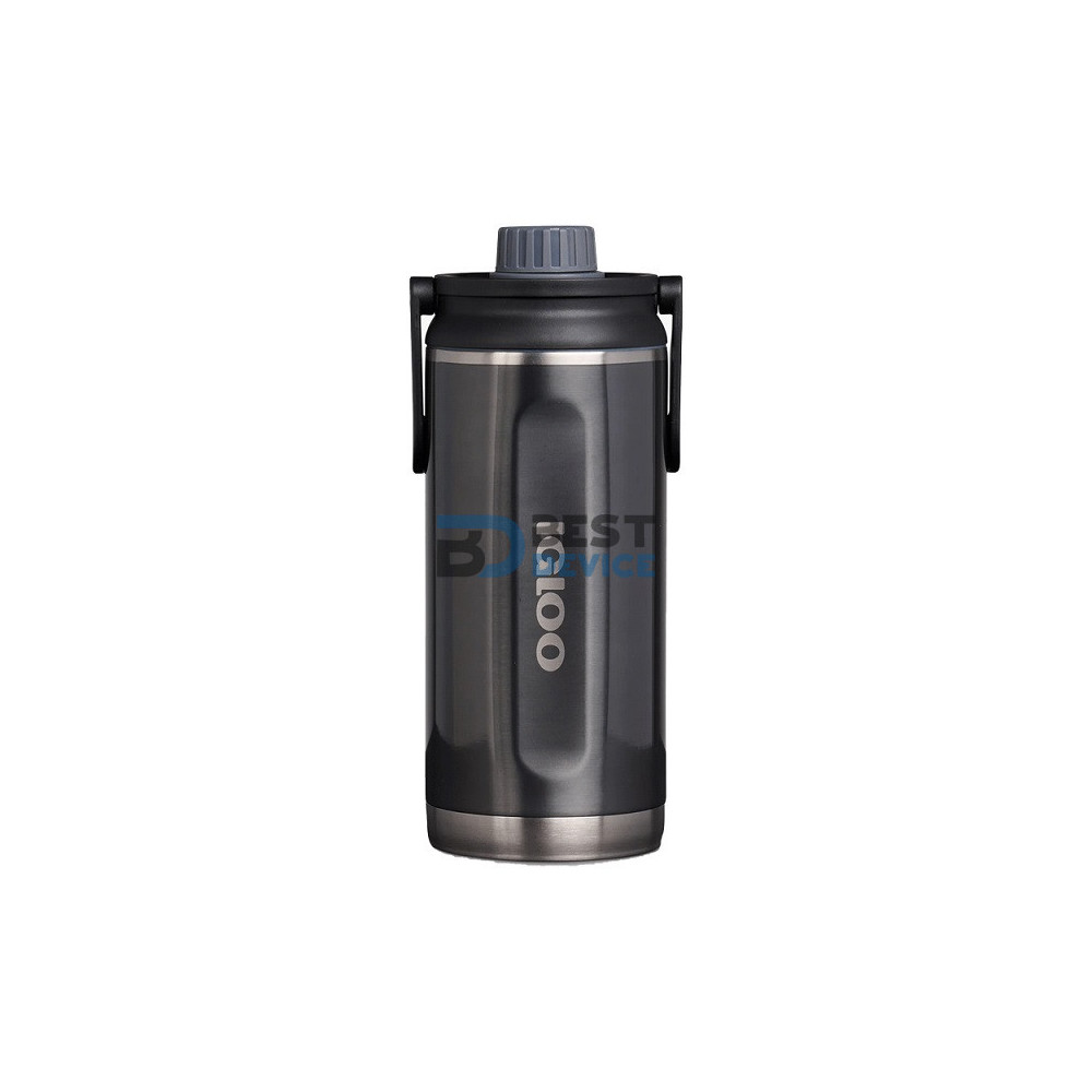 BOTELLA TÉRMICA IGLOO 1L CHUG NEGRO CON MANIJA 71090 BOTELLA TÉRMICA IGLOO 1L CHUG NEGRO CON MANIJA 71090