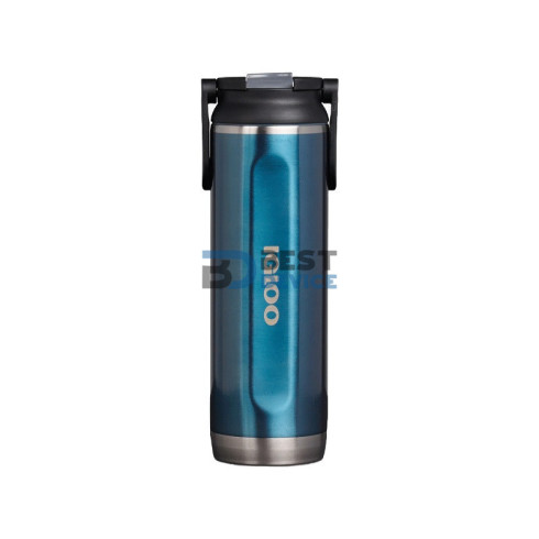 BOTELLA IGLOO 600ML SSTL SPRT SPPER BTL AZUL MODERNO C/MANIJA 6P 7108