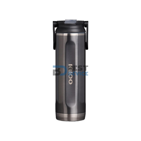 BOTELLA IGLOO 600ML SSTL SPRT SPPER BTL NEGRO C/MANIJA 6P 71085