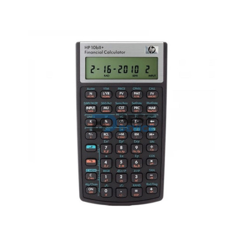 CALCULADORA FINANCIERA HP 10BII+ 1 LINEA FORM VERTICAL NEGRO