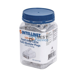 CONECTOR RJ45 CAT5E INTELLINET 791083 POTE DE 100 UNIDADES