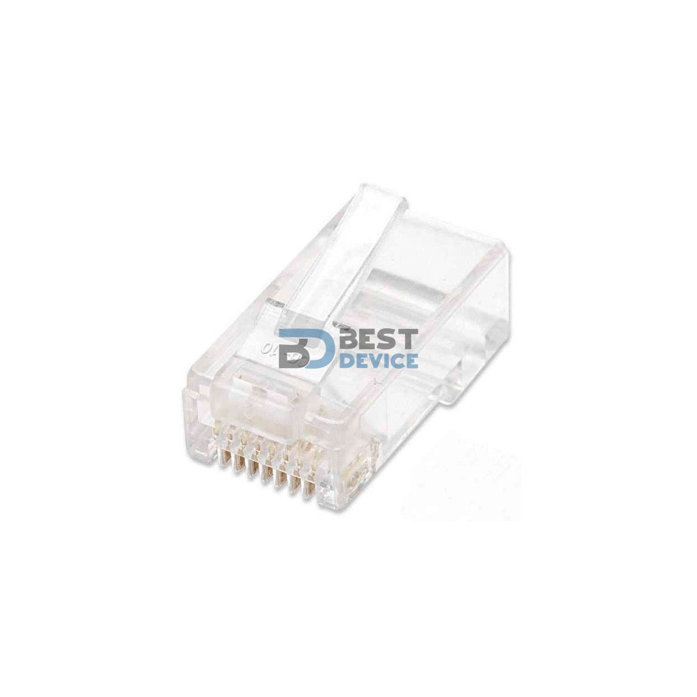 CONECTOR RJ45 CAT6 INTELLINET 502344 POTE DE 100 UNIDADES CONECTOR RJ45 CAT6 INTELLINET 502344 POTE DE 100 UNIDADES