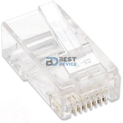 CONECTOR RJ45 CAT6 INTELLINET 502344 POTE DE 100 UNIDADES